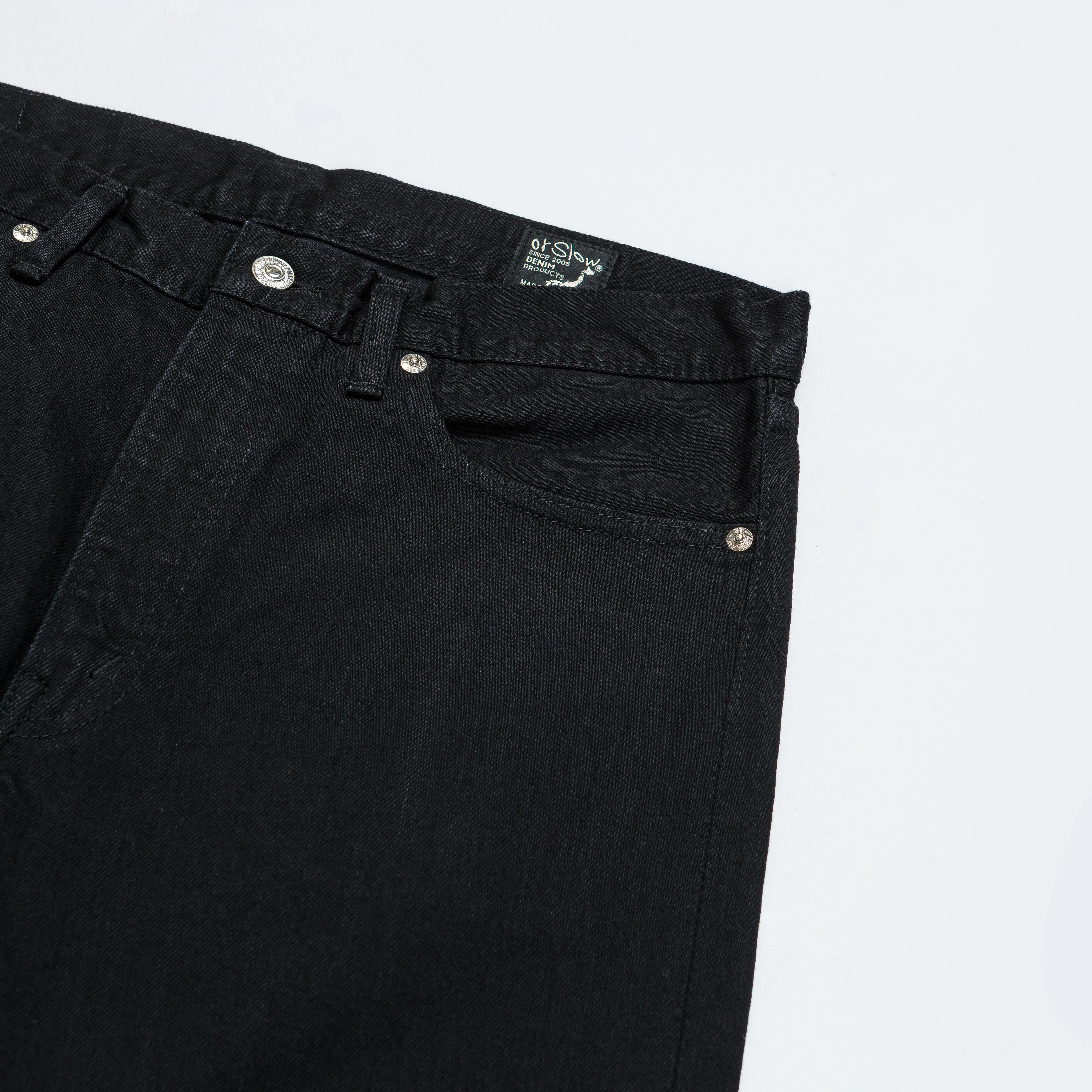 107 Slim Fit Jean - Black Denim - Image 3